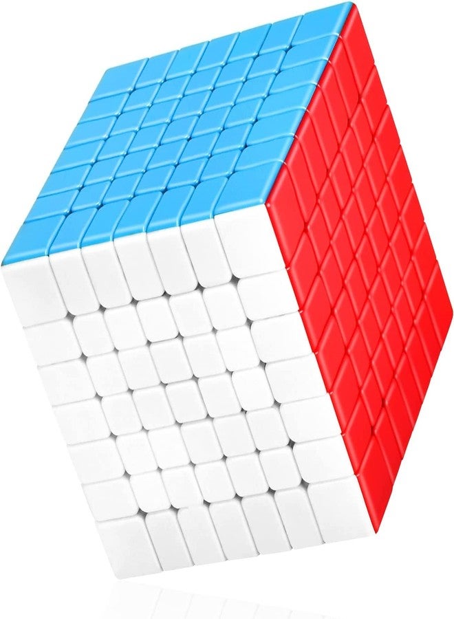 ICW Stickerless Speed Square Cube Stickerless Brainstorming Magic Smooth Puzzle Games for Children and Adult (7X7) - Image 1